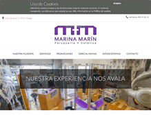 Tablet Screenshot of marinamarin.com